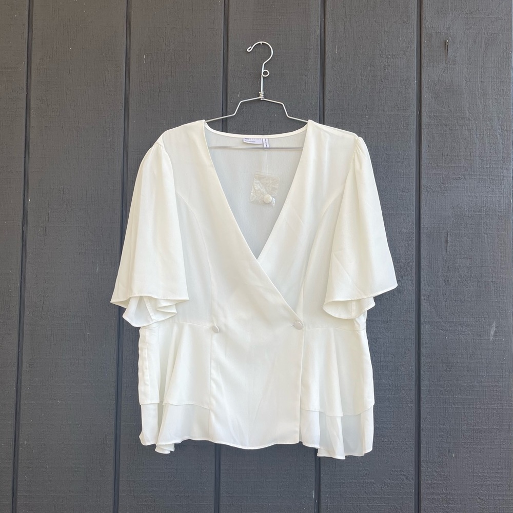 *SOLD* NWOT ASOS White Blouse*